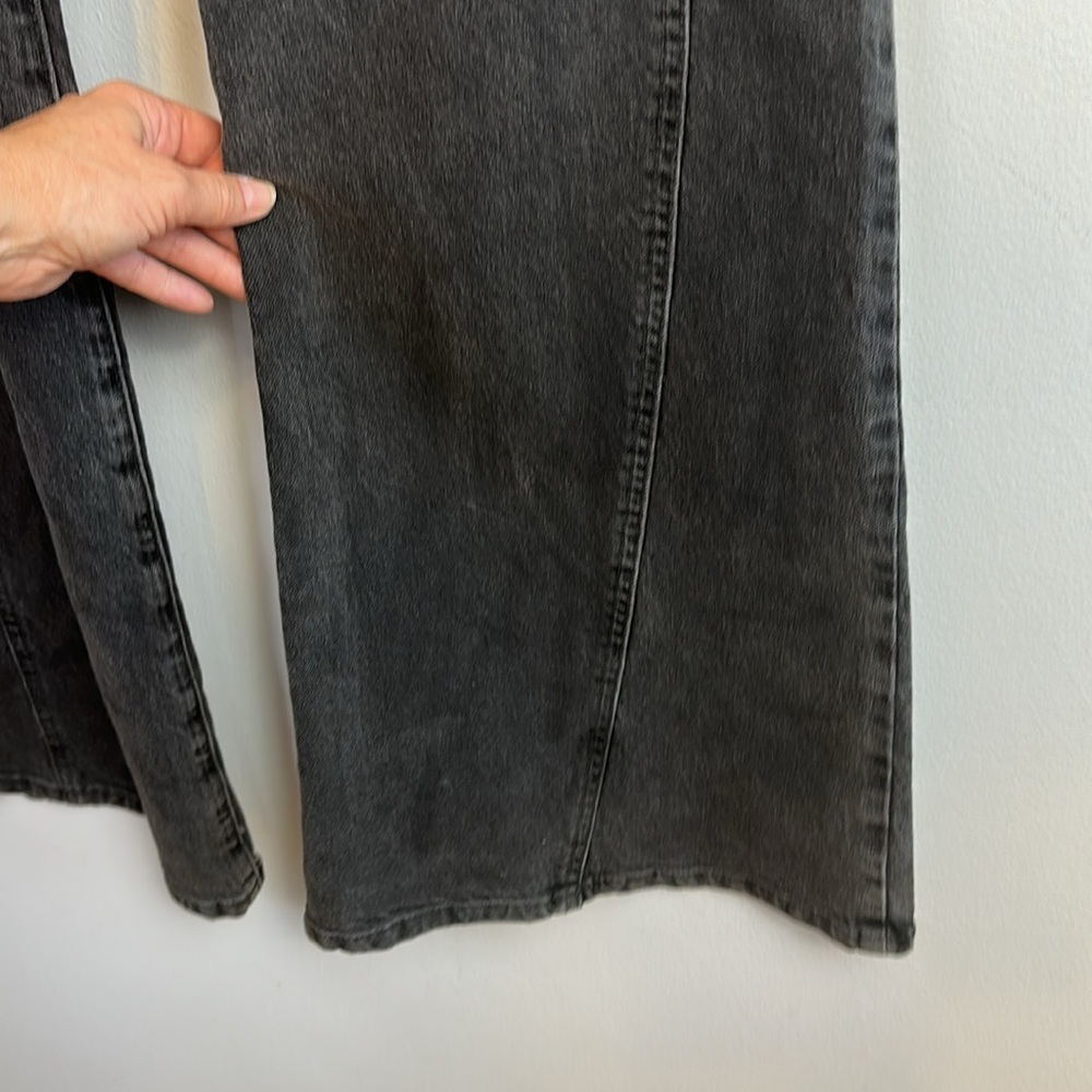 Free People We The Free Florence Flare Jeans High Rise Size 32 Stretch Cotton - Picture 13 of 16